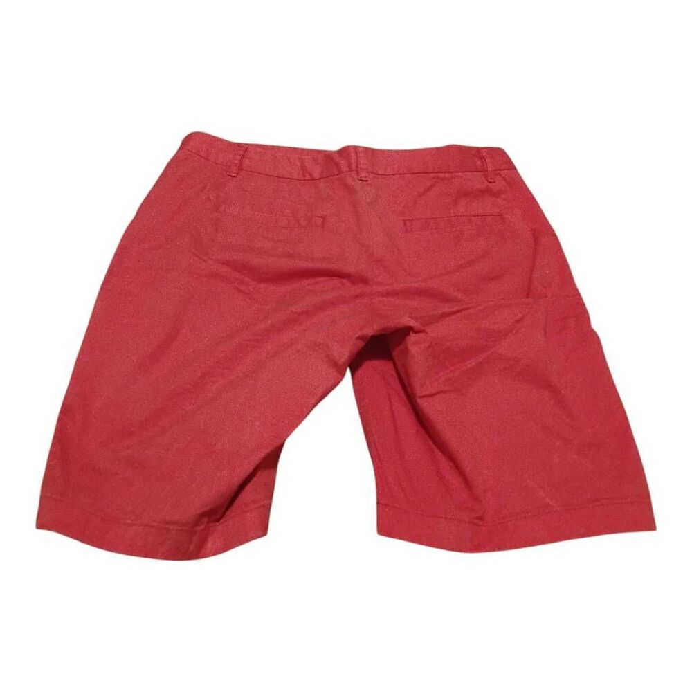 J. Crew Women's Red Cotton Shorts Size 6 - Picture 3 of 4